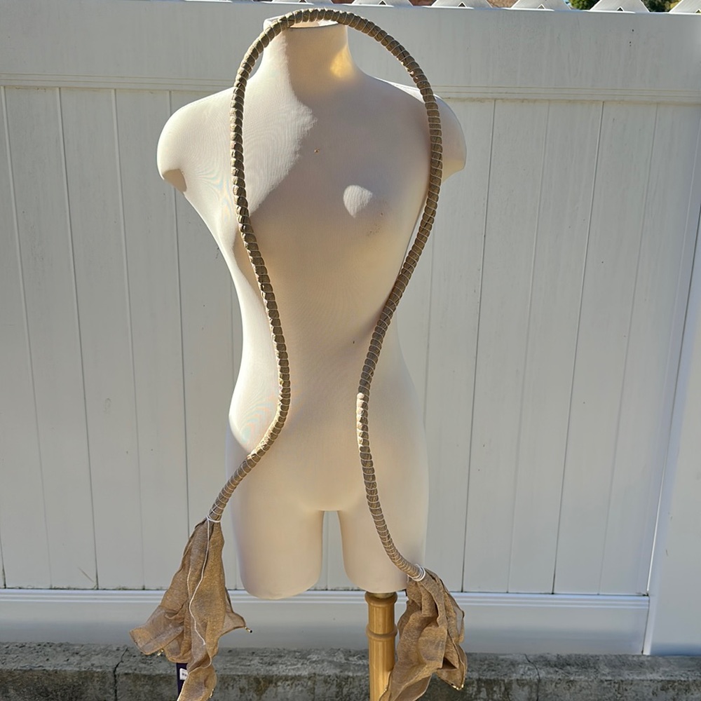 Pakistani CHINYERE golden dupatta